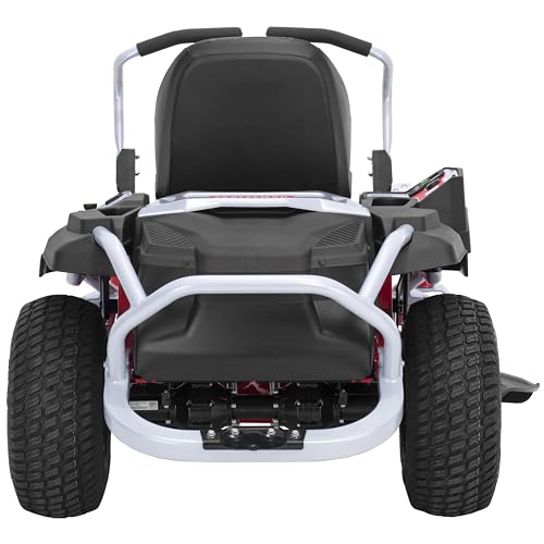 Craftsman 56V MAX* 42" Brushless Zero-Turn Lawn Mower with 60Ah Battery, Electric Lawn Tractor with Eco Mode, Quick Lift Assist, and LED Headlights, Red/Black