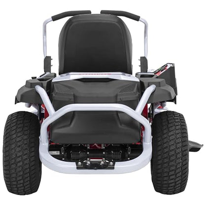 Craftsman 56V MAX* 42" Brushless Zero-Turn Lawn Mower with 60Ah Battery, Electric Lawn Tractor with Eco Mode, Quick Lift Assist, and LED Headlights, Red/Black