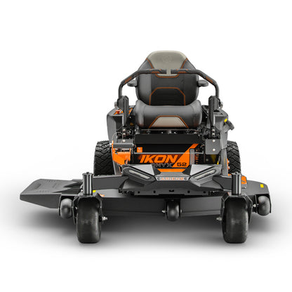IKON Onyx (52") 23HP Kawasaki Zero Turn Mower + (ztr) Mulch Kit and 6 Bushel Bagging System Bagger
