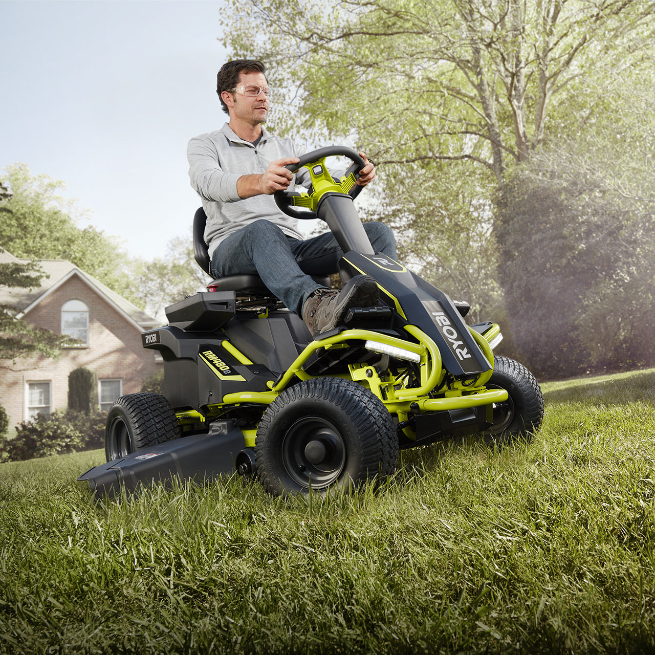 RY48110 38" 75 AH Electric Riding Lawn Mower