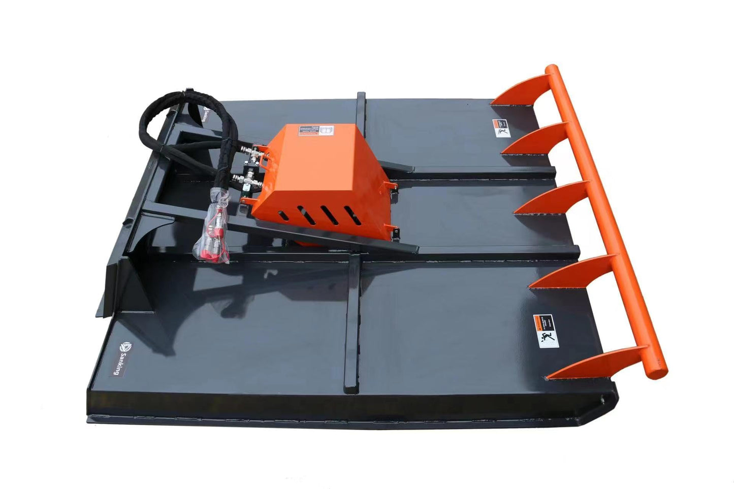 72" Skid Steer Heavy Duty Rotary Brush Cutter Finishing Mower Skid Steer Attachment Hydraulic Mower