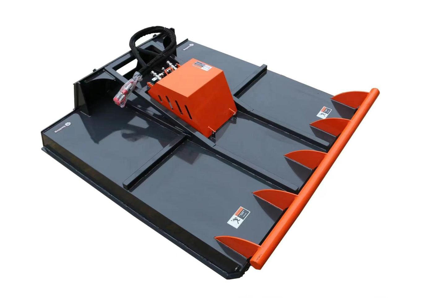 72" Skid Steer Heavy Duty Rotary Brush Cutter Finishing Mower Skid Steer Attachment Hydraulic Mower