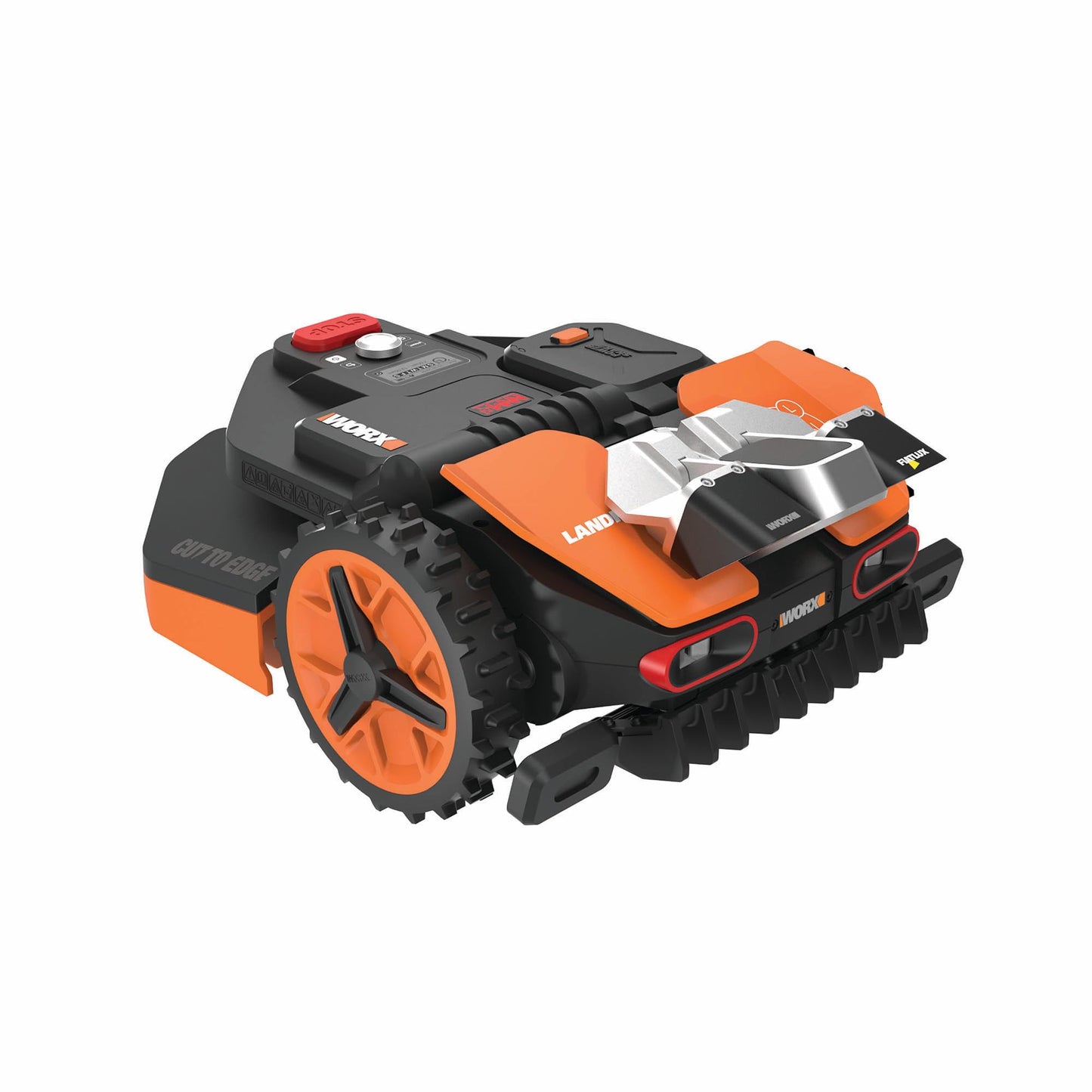 Worx 20V Landroid Vision Robot Lawn Mower, Wire Free Setup Robot Mower, AI Robot Grass Mower HDR Camera Avoids Obstacles, Auto-Schedule, Battery & Charger Included, 1 Acre, WR235