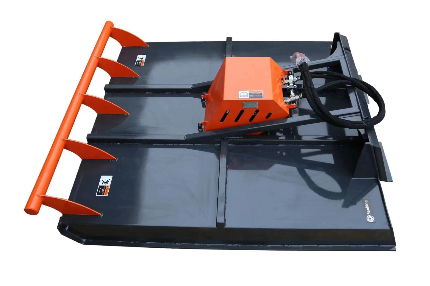 72" Skid Steer Heavy Duty Rotary Brush Cutter Finishing Mower Skid Steer Attachment Hydraulic Mower