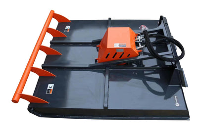 72" Skid Steer Heavy Duty Rotary Brush Cutter Finishing Mower Skid Steer Attachment Hydraulic Mower