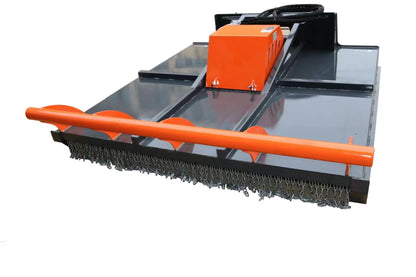 72" Skid Steer Heavy Duty Rotary Brush Cutter Finishing Mower Skid Steer Attachment Hydraulic Mower