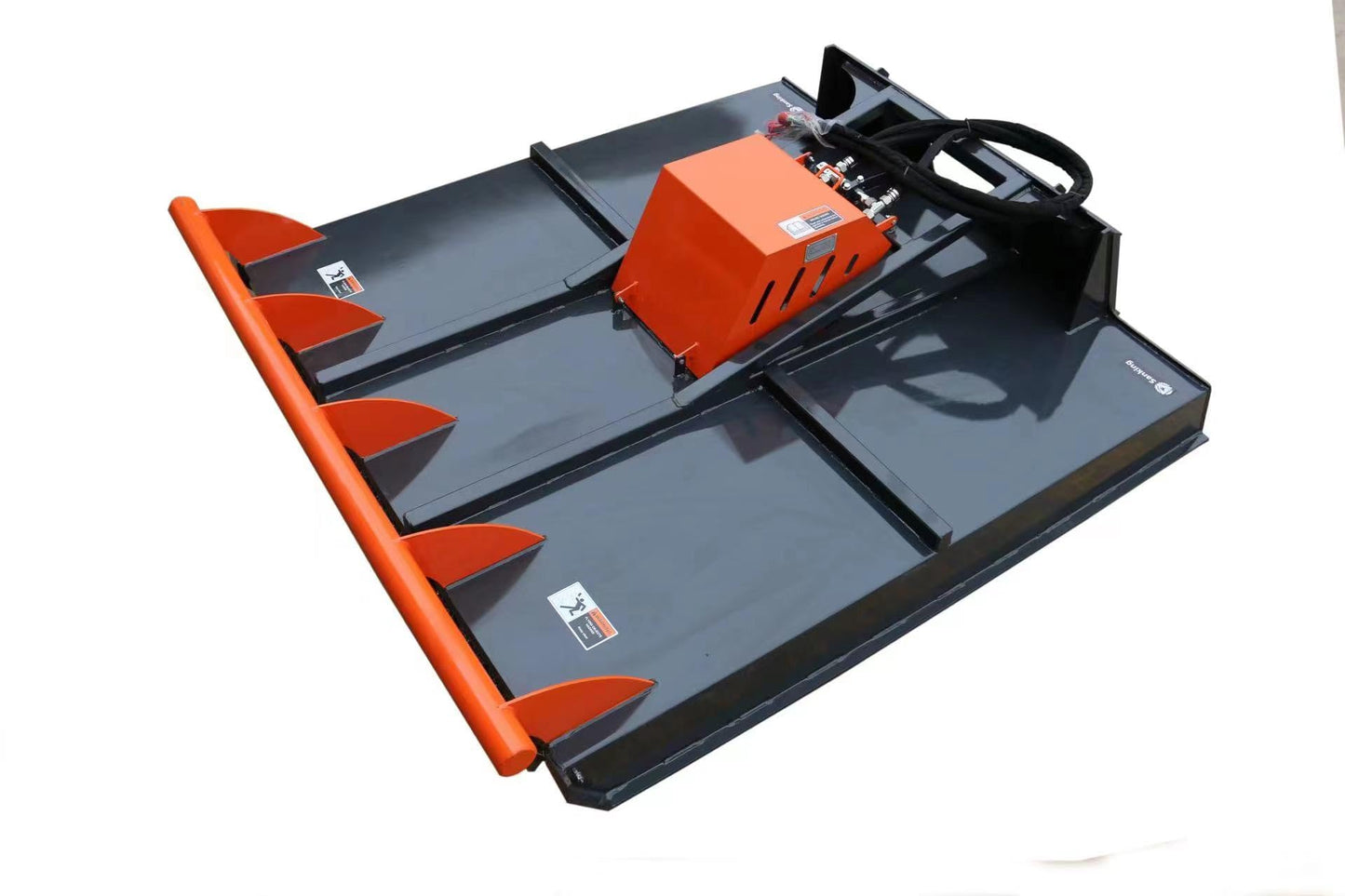 72" Skid Steer Heavy Duty Rotary Brush Cutter Finishing Mower Skid Steer Attachment Hydraulic Mower