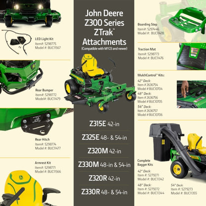 Z315E ZTrak 42-in 20 -HP V-twin Gas Zero-turn riding lawn mower