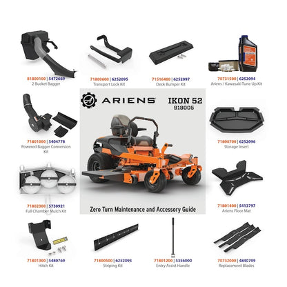 IKON 52-in 23 -HP V-twin Gas Zero-turn riding lawn mower Kawasaki Zero Turn Mower 918005