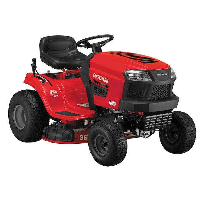 T100 36-in 11.5 -HP Single cylinder Gas Lawn tractor