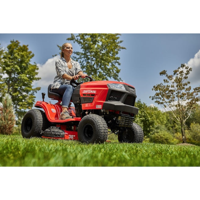 T100 36-in 11.5 -HP Single cylinder Gas Lawn tractor