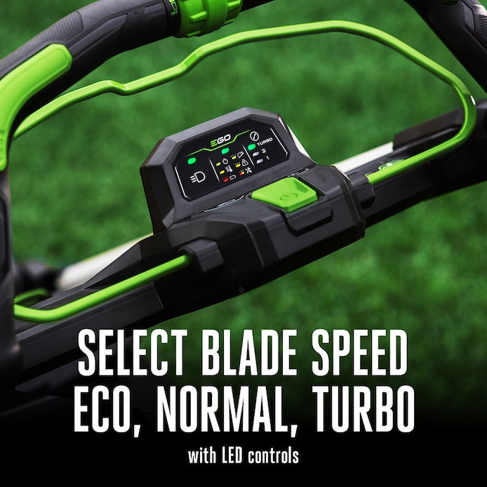 +1000 Series Super Composite Deck Select Cut 56V 22 in Self Propelled Mower with 10.0Ah ARC Lithium Battery and 16 in POWERLOAD String Trimmer with Telescopic Carbon Fiber Shaft