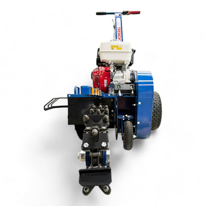 HOCTCR1500 GX390 13 HP Walk-Behind Trencher, 25-Inch Trenching Depth x 4-Inch Trenching Width, 27 Tungsten Carbide Teeth Chain