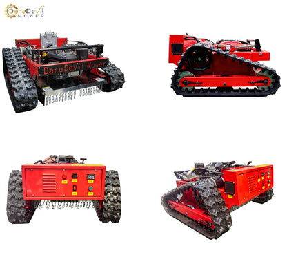 DareDevil Mower Remote Controlled 45° Slope Capability | 9.5hp Engine | Gas-Electric Self Charging Hybrid | Cutting Deck Adjustable