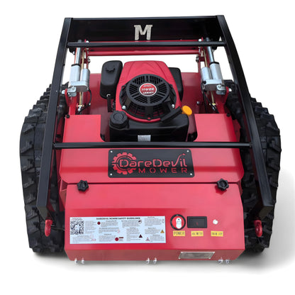 DareDevil Mower - Remote Controlled 200m Remote Distance| 50° Slope Capability | Hybrid Self-Charging Dual Battery | Brushless Motors | Zero Turn | Adjustable Cutting Deck