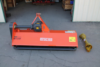 FH-EFGC155 Farmer Helper 60" Heavy Duty Flail Mower Cat.I 3pt 25+HP Rating FH-EFGC155 Requires a Tractor. Not a standalone Unit.