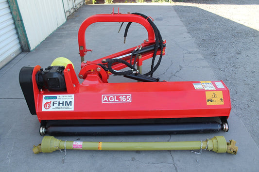 Farmer Helper 65" 3pt Ditch Bank Flail Mower Cat.I 35hp~65hp (FH-AGL165) w/Hammer Blades Requires a Tractor. Not a standalone Unit.