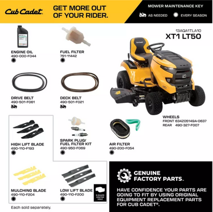 XT1 LT50 Enduro Series FAB 50 in. 24 hp Gas Riding Lawn Mower, Kohler Twin-Cylinder Engine, Hydrostatic Transmission