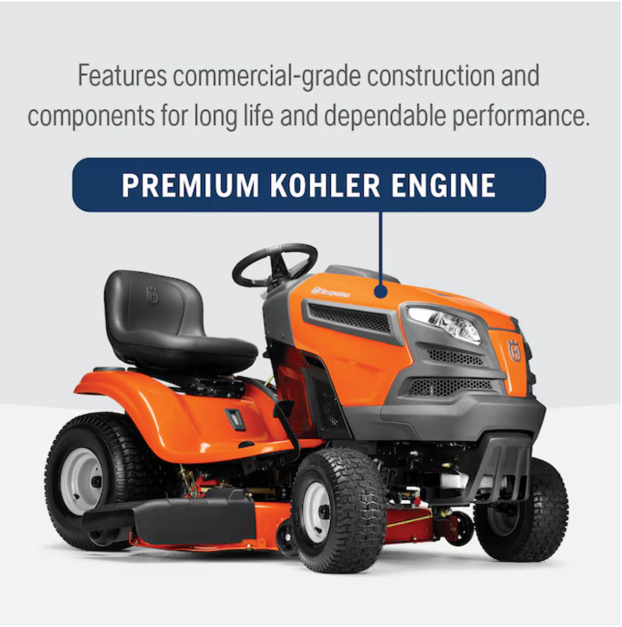YTH24K54 54-in 24 -HP V-twin Gas Lawn tractor