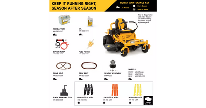 Ultima 54 in. 24 HP Gas Zero-Turn Mower, Kohler V-Twin Engine, Dual Hydrostatic Transmission