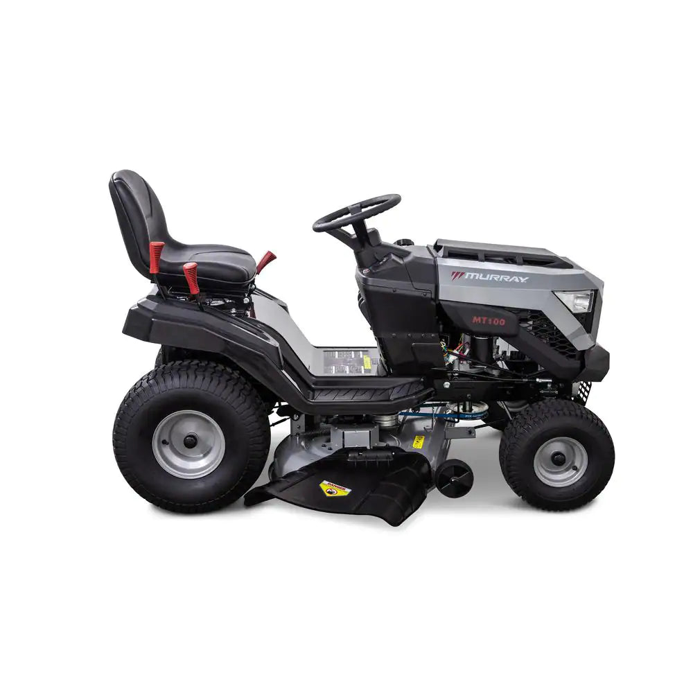 MT100 42 In. 13.5 HP 500Cc E1350 Series Briggs and Stratton Engine 6-Speed Manual Gas Riding Lawn Tractor Mower