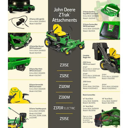 Z325E 54 in. 24 HP Gas Dual Hydrostatic Zero Turn Riding Lawn Mower