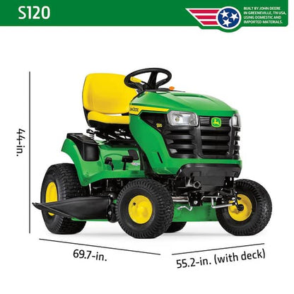 S120 42 In. 22 HP V-Twin Gas Hydrostatic Riding Lawn Mower