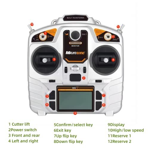 Remote Control Lawn Mower Small Crawler Oil-Electric Hybrid Four-Wheel Drive Lawn Mowing and Weed Whacker(550) - Image 2
