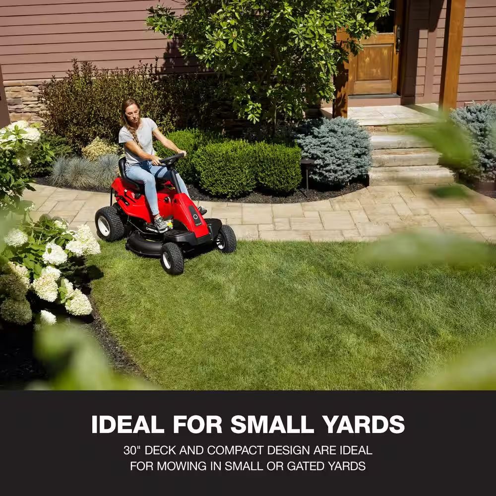 30 In. 10.5 HP Briggs and Stratton Engine 6-Speed Manual Drive Gas Rear Engine Mulch Kit Included - Image 7