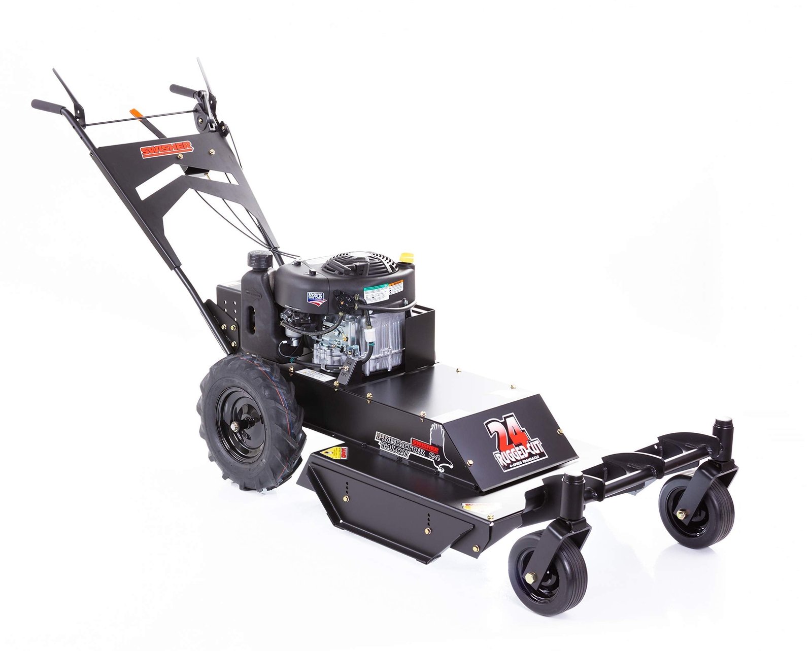 Swisher WRC11524BSC - 11.5 HP 24 in. Walk Behind Rough Cut with Casters - Image 9