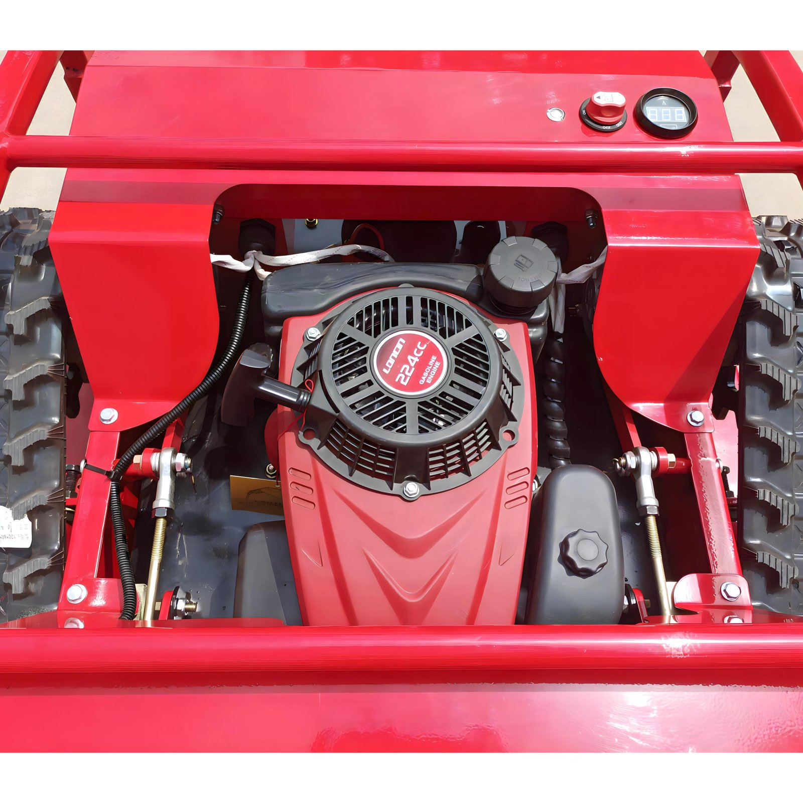 DareDevil Mower - Remote Controlled 200m Remote Distance| 50° Slope Capability | Hybrid Self-Charging Dual Battery | Brushless Motors | Zero Turn | Adjustable Cutting Deck - Image 4