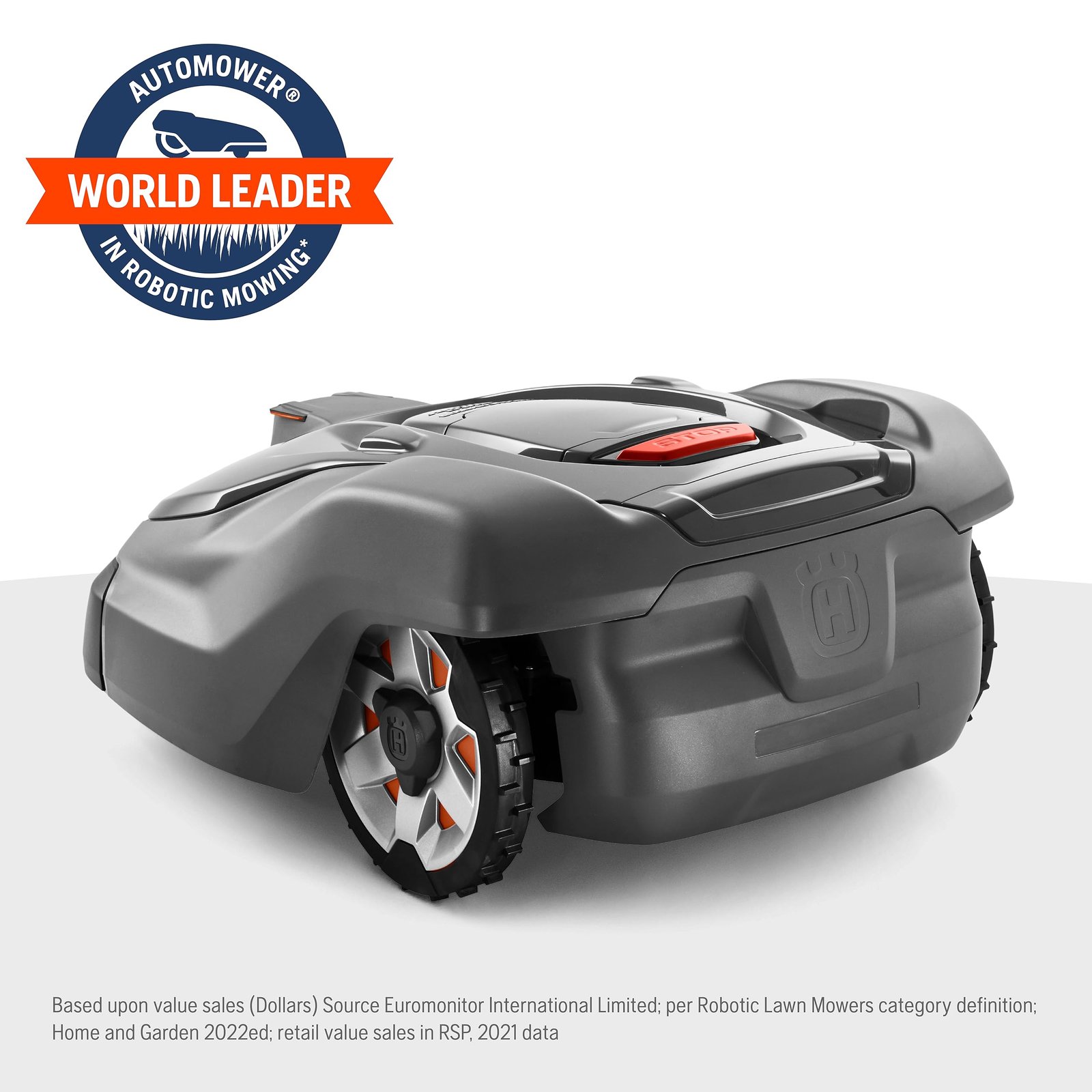 Husqvarna Automower 450XH Robotic Lawn Mower with GPS Assisted Navigation, Automatic Self Installation and Ultra-Quiet Smart Mowing Technology for Medium to Large Yards (1.25 Acre) - Image 2