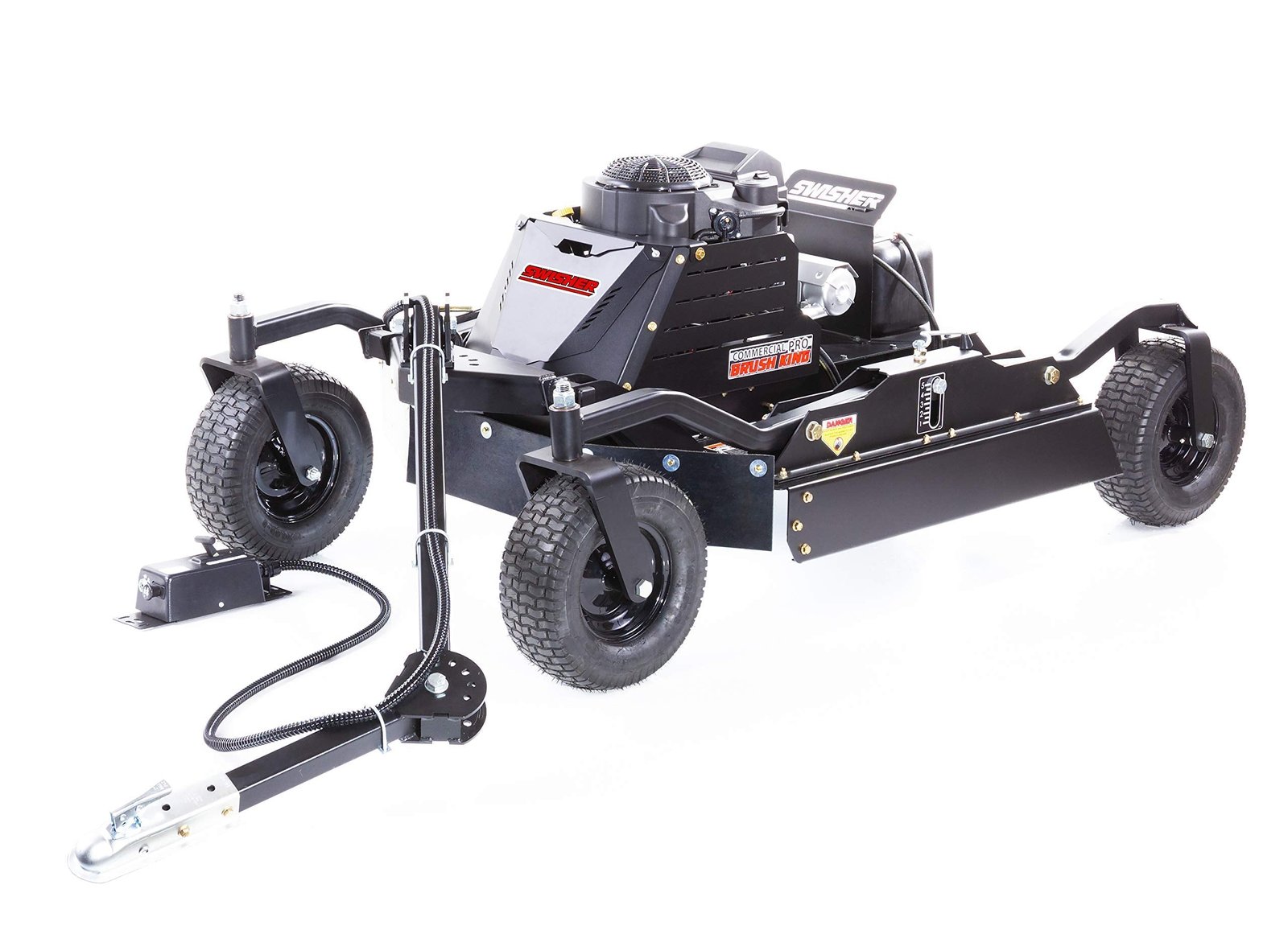 RC14544CP4K - 44” 14.5 HP 12V Kawasaki 4 Wheeled Commercial Pro Brush King Rough Cut Mower RC14544CP4K