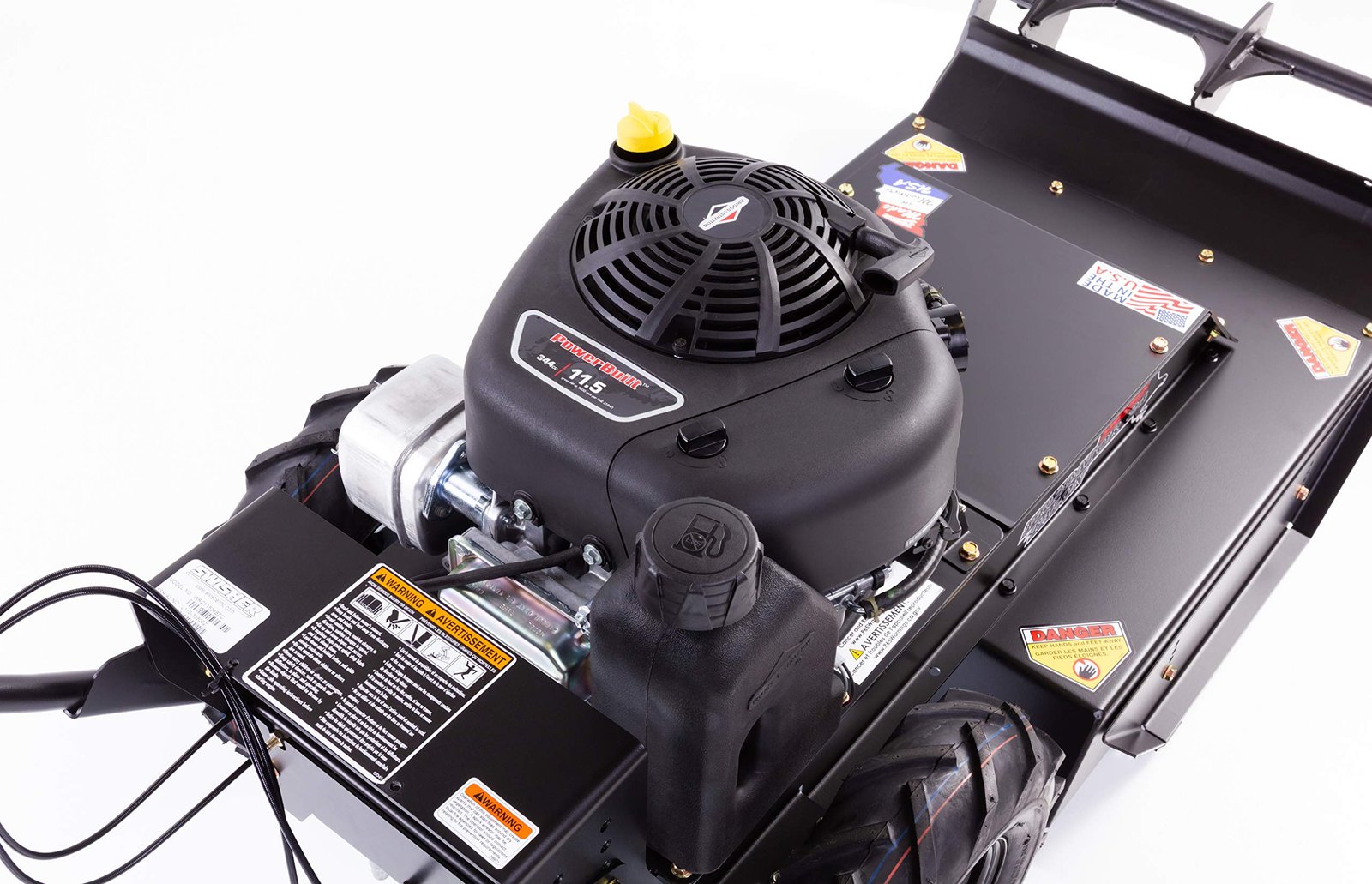 Swisher WRC11524BSC - 11.5 HP 24 in. Walk Behind Rough Cut with Casters - Image 4