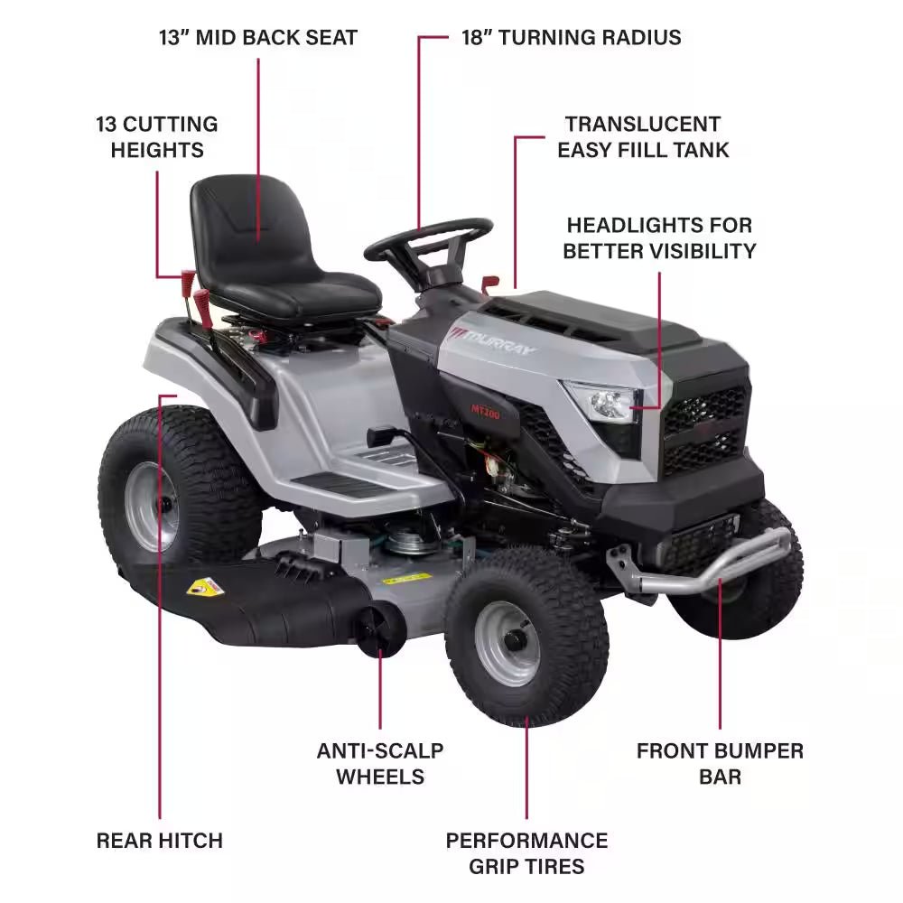 MT200 42 In. 19.0 HP 540Cc EX1900 Automatic Transmission - Image 2
