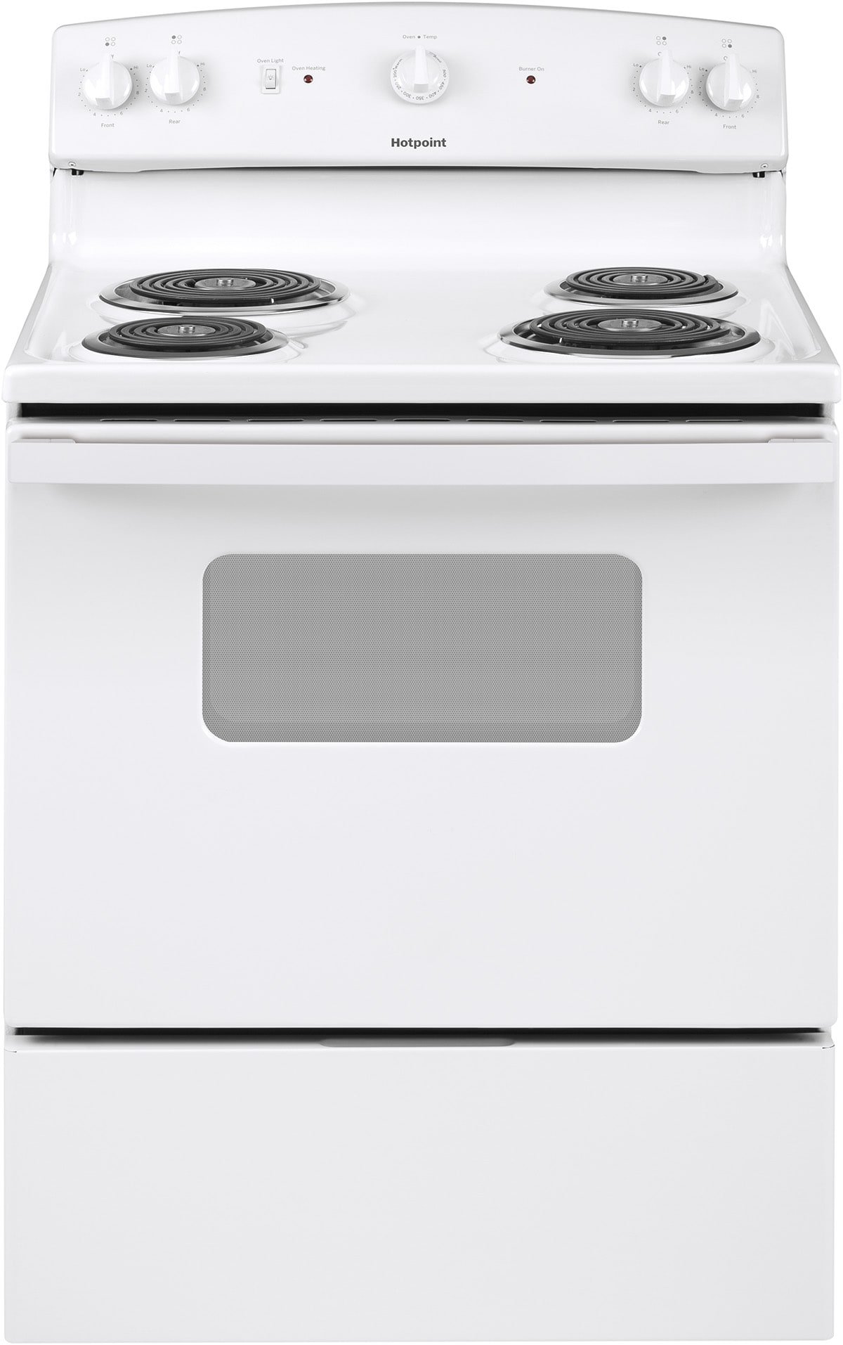 Hotpoint 30-in 4 burners 5.0-cu ft Freestanding Electric Range White