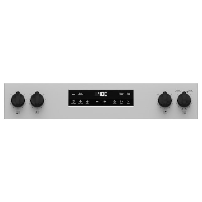 GE 30-in Glass Top 4 burners 5.3-cu ft Freestanding Electric Range Stainless Steel - Image 6