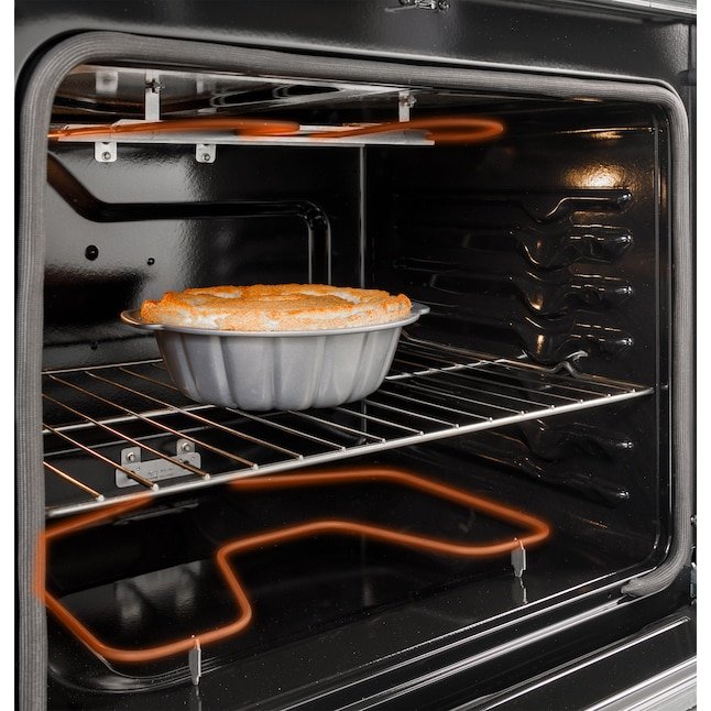 GE 30-in Glass Top 4 burners 5.3-cu ft Freestanding Electric Range Stainless Steel - Image 10