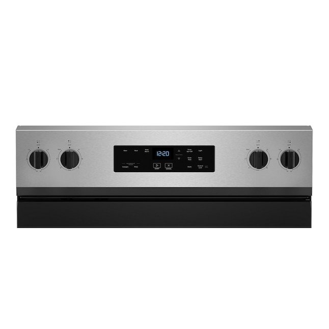 Whirlpool Flexible Cooktop 30-in Glass Top 4 burners 5.3-cu ft Freestanding Electric Range Stainless Steel - Image 2