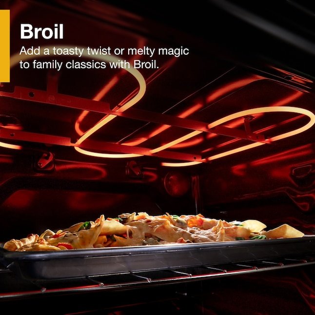 Whirlpool Flexible Cooktop 30-in Glass Top 4 burners 5.3-cu ft Freestanding Electric Range Stainless Steel - Image 8