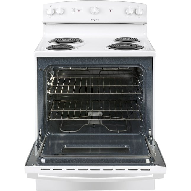 Hotpoint 30-in 4 burners 5.0-cu ft Freestanding Electric Range White - Image 6